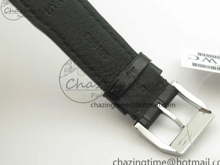 MIROTIME 0718 Supportive Mark XVII IW326501 MKS 1:1 Best Edition Black Dial On Black Leather Strap MIYOTA 9015 V 7208